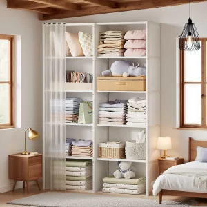 6-Layer Dustproof Wardrobe – High-Capacity Organizer